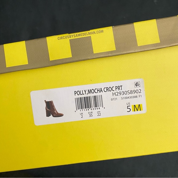 Circus NY By Sam Edelman Polly Ankle Croc Boot - Picture 4 of 14